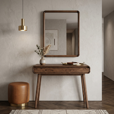 Watkins Dresuar - 90 cm | Koyu Meşe
