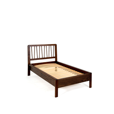 Modesto Parmaklıklı Karyola | Koyu Meşe | 90x190 cm