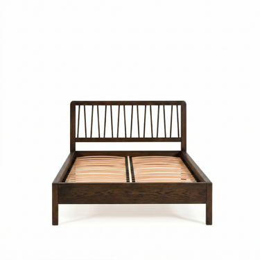 Modesto Parmaklıklı Karyola | Koyu Meşe | 120x200 cm