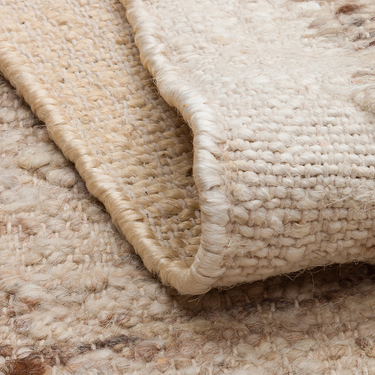 Luma - Hand-Woven Wool and Jute Blend Rug | Gray Cream