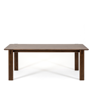 Moris Büyük Sabit Yemek Masası 90x200 cm | Koyu Meşe